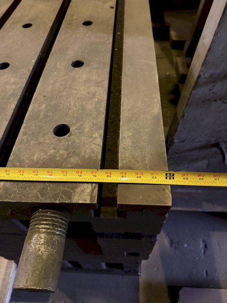24" WIDE X 128" LONG X 36" TALL T-SLOTTED BOX TYPE HEAVY DUTY RISER SET(3X TOTAL). STOCK #0548726