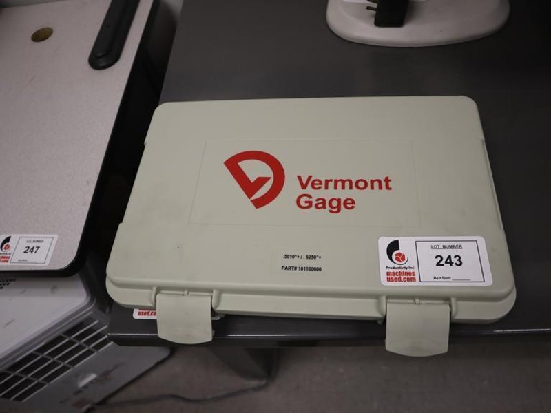 Vermont Gage Plug Gages .5010"+ - .6250"+, (126 Pieces - Complete)- Auction Item