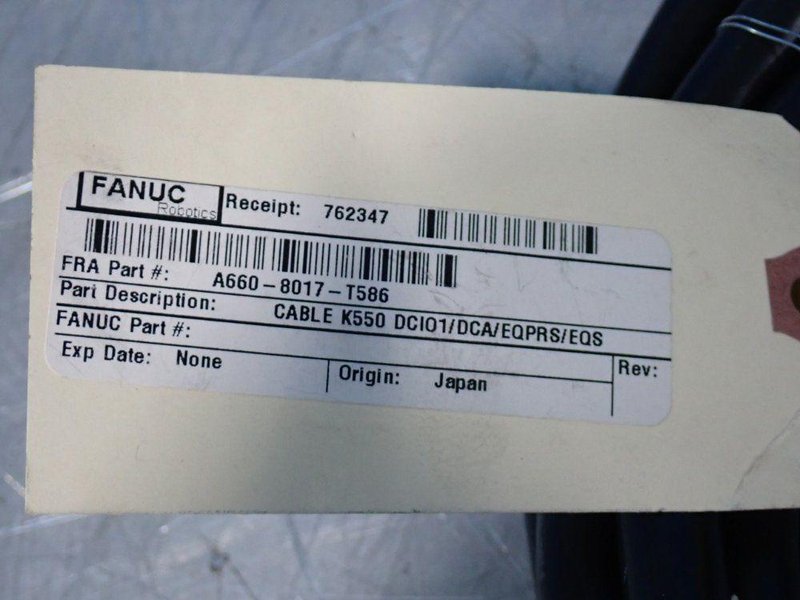FANUC CABLE K550 DC101/DCA/EQPRS/EQS  -  A660-8017-T586