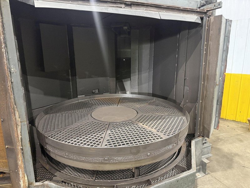 72" PANGBORN MODEL #6LK ROTOBLAST SWING OUT TABLE (2 TABLES)  SHOT BLAST MACHINE: STOCK #22783