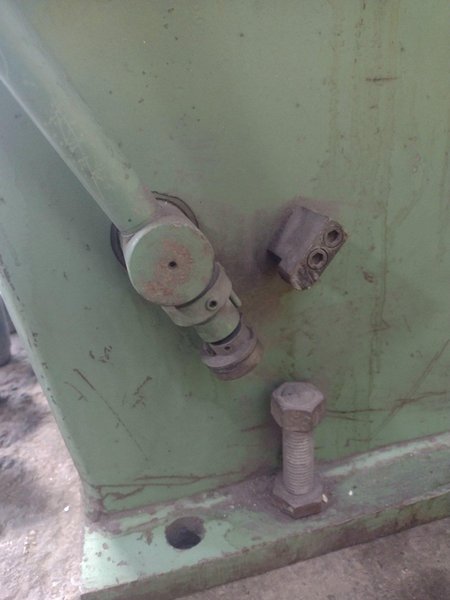 100 TON EITEL MODEL #RP100 HYDRAULIC C-FRAME PRECISION STRAIGHTENING PRESS: YOBRO #16014