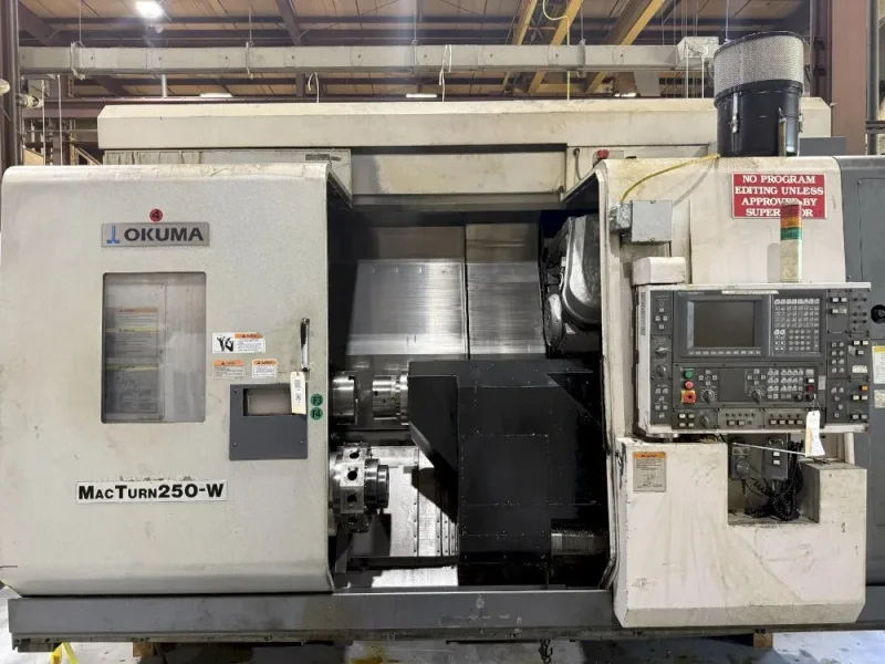 OKUMA CNC LATHE  -  250-W