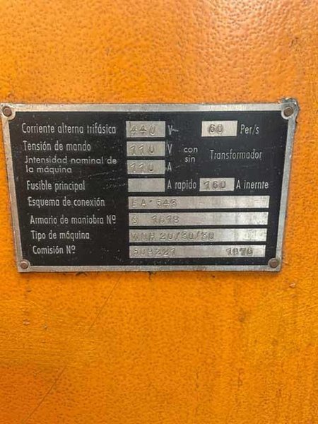 KIESERLING MODEL WDH 20/30 BAR PEELING MACHINE (14079)