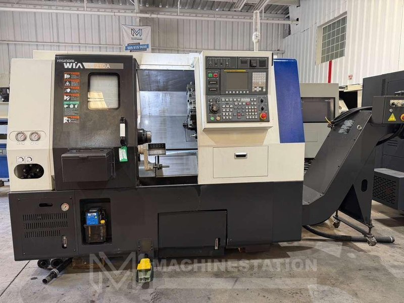 Hyundai WIA L210A CNC Turning Center – Bar Feeder Lathe