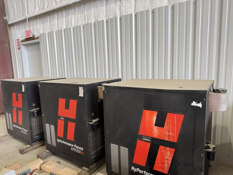 18′ x 110′ Messer MPC2016 Plasma Table, 2012 – (3) Hypertherm HPR260XD