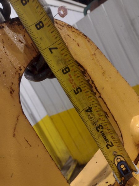 10,000 LBS X 128" X 10" CALDWELL MODEL #17-5-10 SPREADER BAR: YOBRO #24577