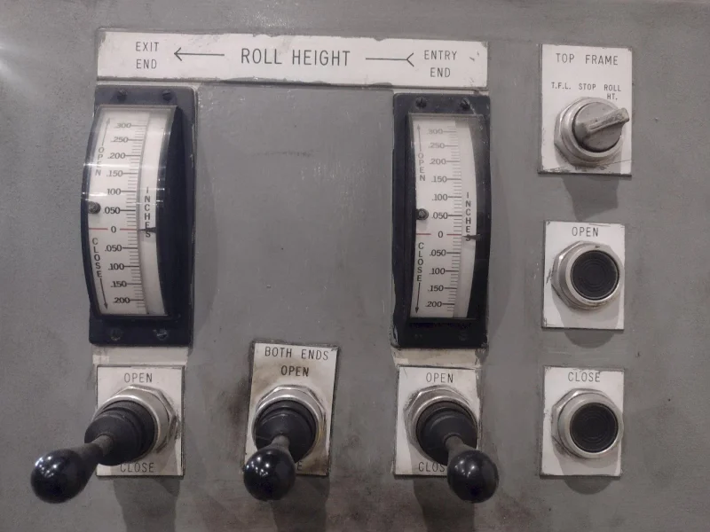 60" X .057" 19 ROLL HERR-VOSS 66/1.156-19/9 4-HI PRECISION LEVELER. STOCK # 14644