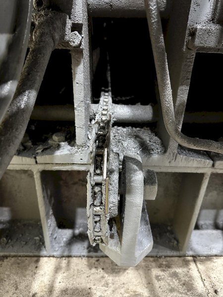 400 TON X 30' DRILCO TRAVELING HEAD HYDRAULIC STRAIGHTENING PRESS: STOCK #24953