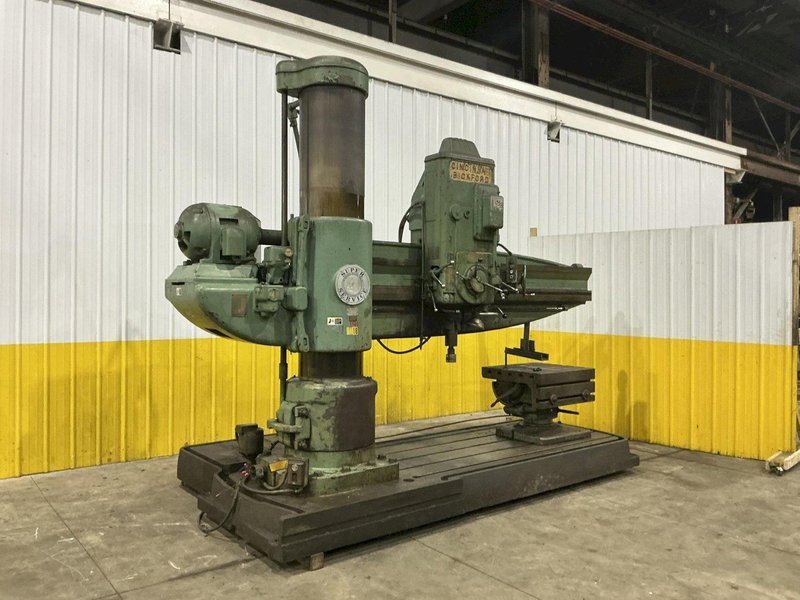 8' X 19" CINCINNATI BICKFORD RADIAL DRILL: STOCK #18554