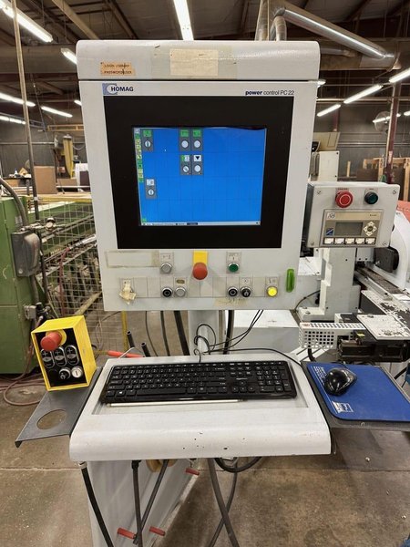 Homag Optimat KAL310 Edgebander, 2007 – Pre-Mill Profile Molding, End Polishing, I-Tooling, Fine Trim