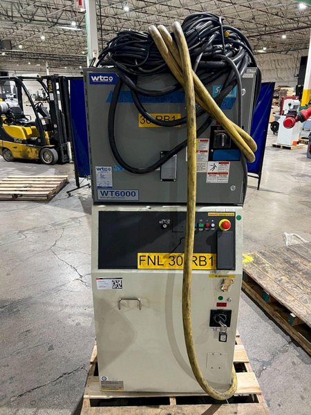 FANUC ROBOTICS R-200IC/210R ROBOT W/ R30IB CONTROLLER &amp; WT6000 USED