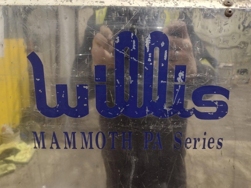 35" x 120" WILLIS MODEL #PK35 HOLLOW SPINDLE ENGINE LATHE 10" HOLE: YOBRO #24547