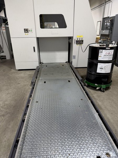2021 ExOne type S-MaX 2.0 furan sand printer s/n 020.0227, rated at 400 volt, with traveling table type JB s/n 401.0342, sand transporter typeSC s/n 408.0687, 1800 x 1000 x 700 mm build box, up to 125/l/h per hour, S-Max pro software and controls