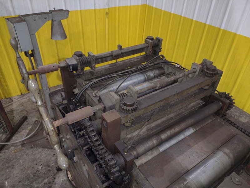 20" X .190" ROWE MODEL #C6-20 MOTORIZED COIL STRIP STRAIGHTENER: YOBRO #24754