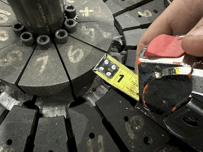 19 SEGMENT GROTNES MECHANICAL EXPANDER / SHRINKER PARTS SIZING MACHINE: STOCK #19904