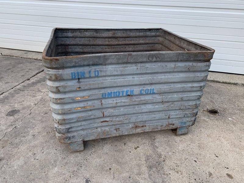 36" X 42" STEEL CORRUGATED TUBS: STOCK 10764