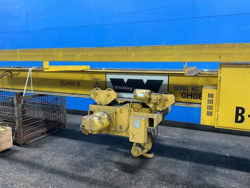 WHITING 10 TON BRIDGE CRANE