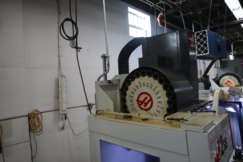 Haas VF-2SS CNC Vertical Machining Center, 12K Spindle, 24 Station SMTC, Probing, TSC, Chip Auger, 4th-Axis Brushless Drive - NEW 2014- Auction Item