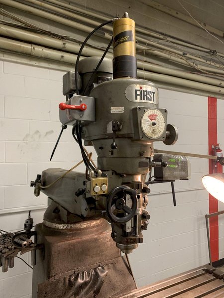 First Model LC-185VS Variable Speed Vertical Milling Machine, DRO, PDB