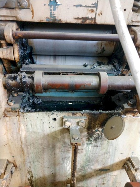 10,000 LB 5 TON X 12&quot; X .156&quot; LITTELL COIL FEED LINE WITH COIL REEL &amp; STRAIGHTENER: STOCK 14941