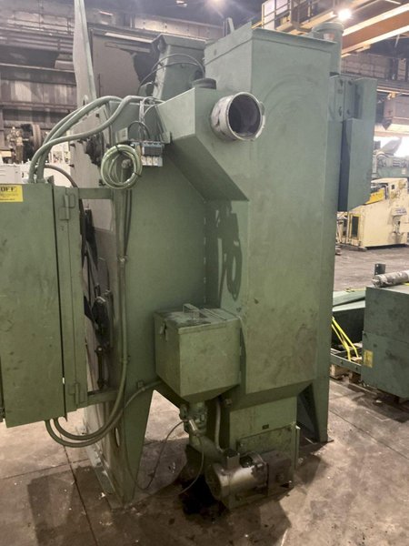 6 CU FT GOFF MODEL #6BB RUBBER BELT TUMBLE TYPE BLAST MACHINE W/ DUST COLLECTOR: YOBRO #25939