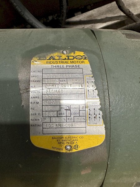 60&quot; X 30&quot; X 20HP PIQUA MODEL #30 VERTICAL HYDRAULIC CARDBOARD BALER: STOCK 17412