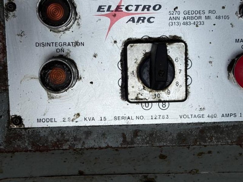 Electro Arc Model 2S Tap Disintegrator- Auction Item