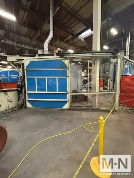 3 ARM MCNEILL MODEL 1500-64 ROTATIONAL MOLDING MACHINE