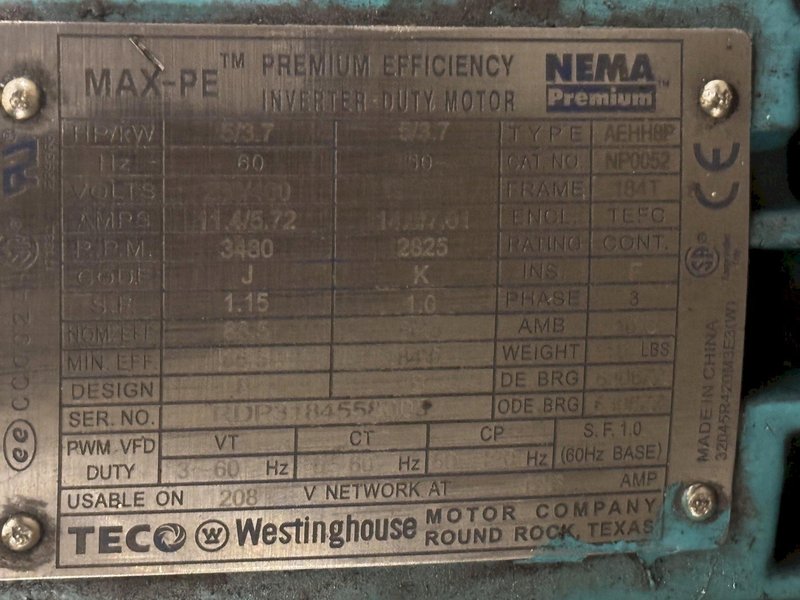 14&quot; W X 10&quot; H 2019 ALLIANCE AQUAMASTER CB-1400E STAINLESS STEEL CONVEYOR BELT 3 STAGE PARTS WASHER: STOCK #23104