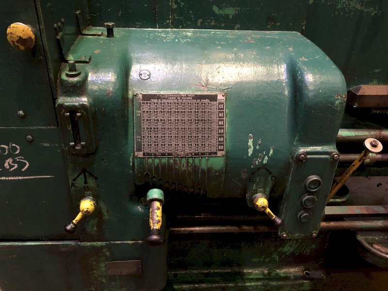 48" X 72" AMERICAN PACEMAKER ENGINE LATHE, 2.25" HOLE: STOCK #16192