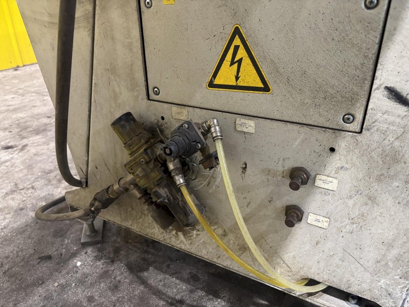 4" HIGH X 12" WIDE DIMTER OPTICUT MODEL #S50 CROSS-CUT AUTOMATIC WOOD SAW, NEW 2003: STOCK #22921