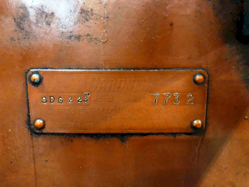 Gardner Horizontal Double Disc Grinder Model SDG 223