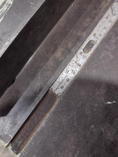 10' X 1/4" ACCURPRESS MODEL #825010 LP ACCURSHEAR HYDRAULIC SHEAR: YOBRO #24451