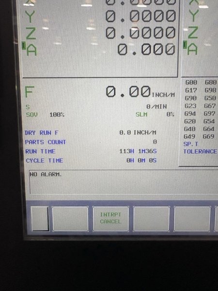 Hyundai Wia KF5600II VMC, 2022 – Under Power, Tooling Included, 113 Hours