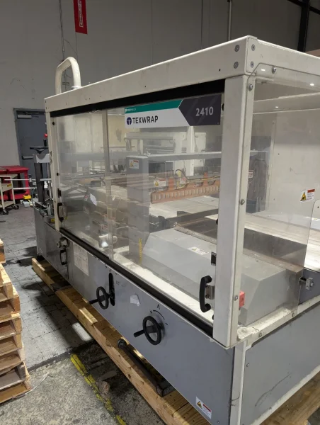 Texwrap 2410ISS Automatic Side Seal Shrink Wrapper with Texwrap ST-1322 Heat Tunnel, 2019