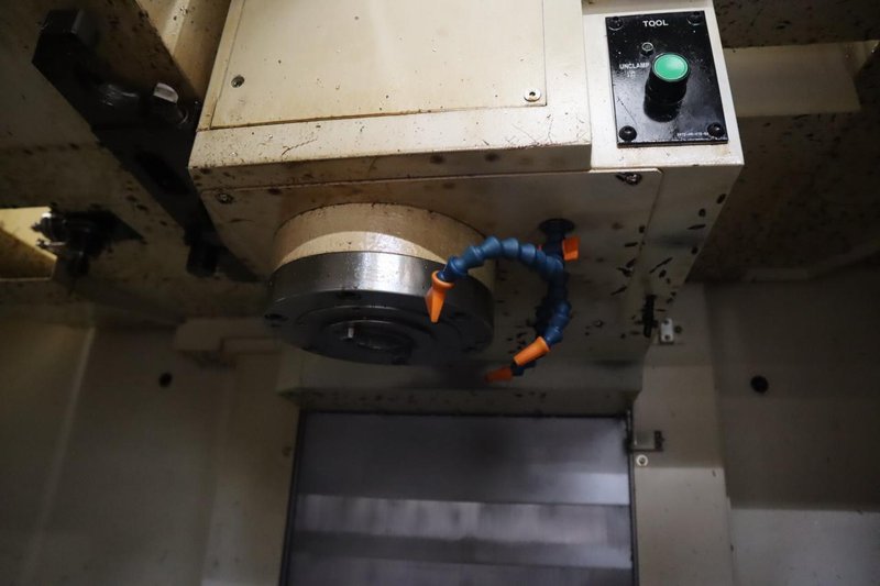 Hyundai Wia F500 Plus CNC Vertical Machining Center, 10K Spindle, 30 Station SMTC, Chip Conveyor, High Pressure Coolant System- Auction Item