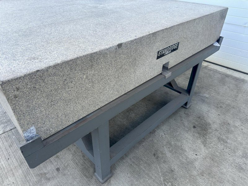 70&quot; X 74&quot; 12&quot; STANDBRIDGE GRANITE SURFACE PLATE: STOCK #77848