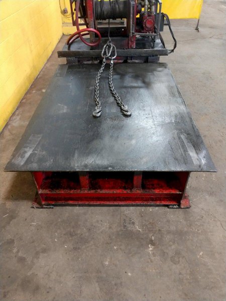 9,000 LBS THERN MODEL #943MDN PORTABLE PNEUMATIC DIE REMOVAL WINCH: STOCK #13457