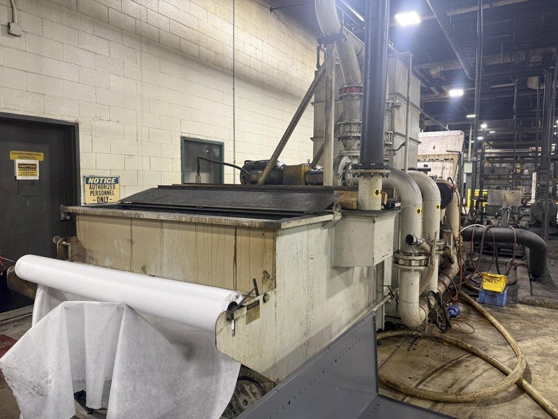 650 GPM D.E. SMITH MODEL #LVR-8725 VACUUM FILTER SYSTEM FOR GRINDING OPERATIONS, NEW 2013: YOBRO #24306