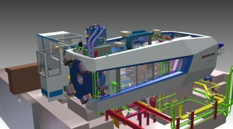 Extrusion Press, SMS, 1450 Ton STOCK# 4340
