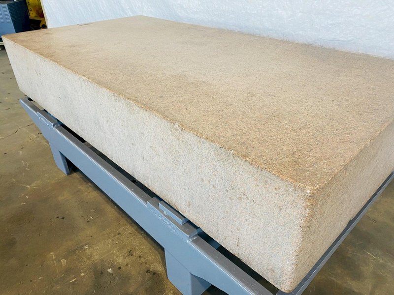 48&quot; X 96&quot; X 16&quot; HERMAN PINK GRANITE SURFACE PLATE. STOCK # 0313522