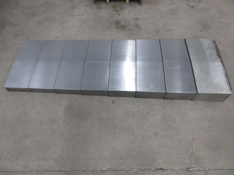 Used Haas X-Axis Waycover Set #93-2667 Left or Right Side For VF-5 Machines Before 2002.