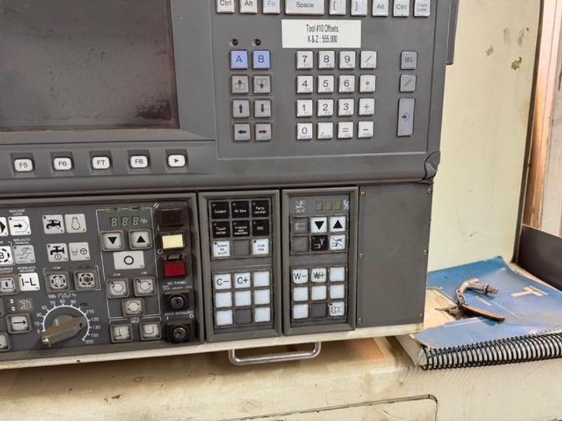 Okuma Captain L370MW CNC Lathe, 2006 – Tail Stock, Live Tooling