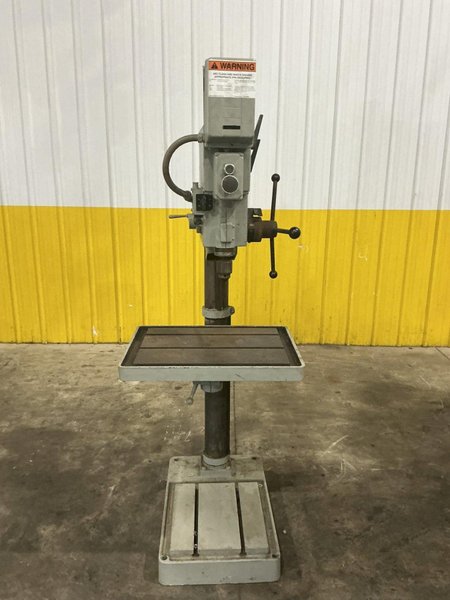 25" SOLBERGA GEARED HEAD SINGLE SPINDLE DRILL PRESS: YOBRO #25985