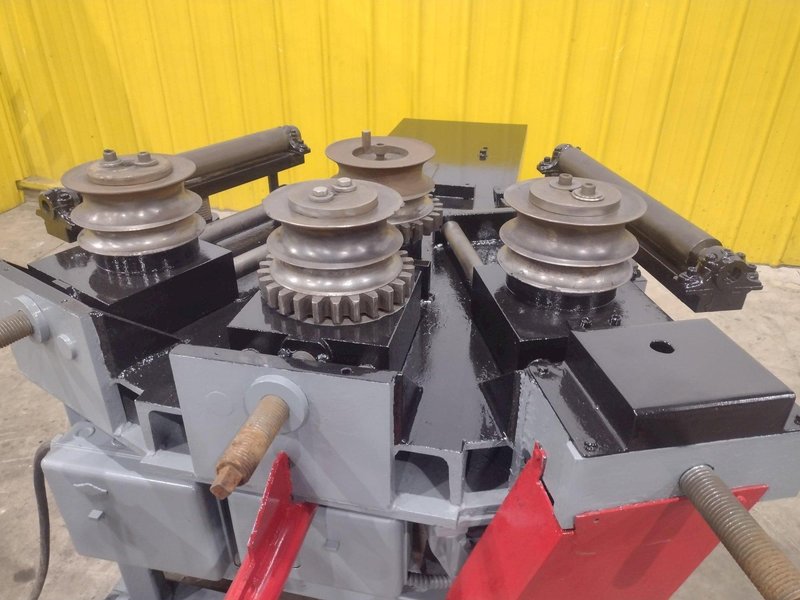 4&quot; WALLACE MODEL #465 4-ROLL TUBE &amp; PIPE ROLLING BENDER MACHINE, WITH TOOLING: STOCK #22764