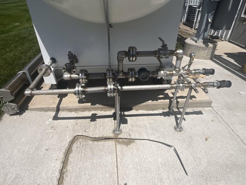 6,565‑Gallon ASME Skid‑Mounted R134a Refrigerant Storage Tank System (Pressurized 250 psig)