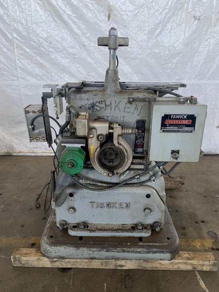 12 TON TISHKEN CUT OFF PRESS. STOCK  # 0257624