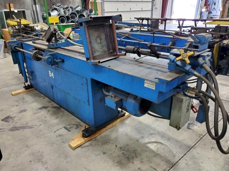 2.5&quot; TELEDYNE PINES HORIZONTAL HYDRAULIC TUBE BENDER. STOCK # 0641823