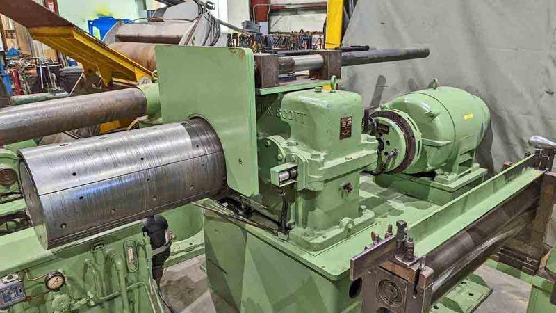 24" x 4.12" x 6,000# Ruesch Slitting Line STOCK# 4244