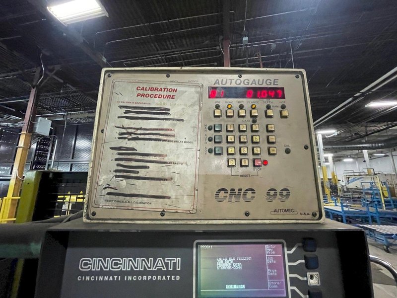 90 TON X 8' CINCINNATI CBII  HYDRAULIC BRAKE: STOCK #76655